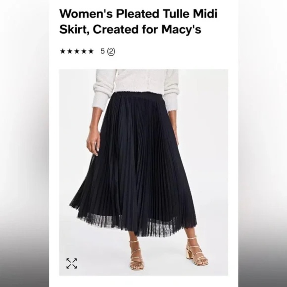 Lucy Paris Black A-Line Maxi Skirt
